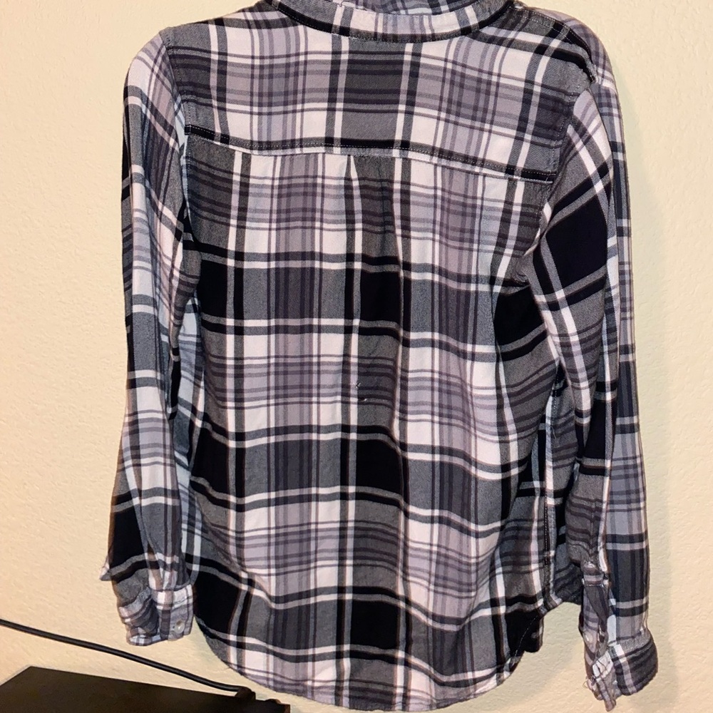 Black and white flannel